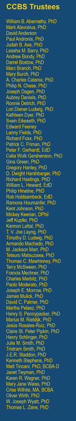 CCBS Trustee List